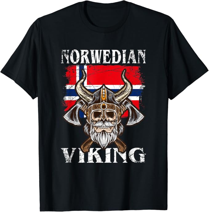Norwegian Viking Norway TShirt Amazon.co.uk Clothing